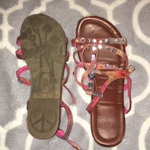 Used summer sandals